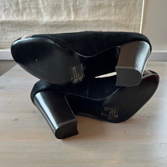 Missoni for Target Black Suede with Tan Zigzag Pumps - Picture 8 of 8